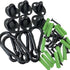Stainless Steel Ceiling Hooks with Screws, 12 PCS Marine Hardware Hooks Pad Eyes Plate