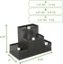 Mind Reader EMPORG2-BLK, Black - 2 Piece Cup, Pen, Pencil, Paperclip Holder, Office Supplies Storage Organizer