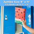 Jumbo Stretchable Book Cover Food Design 3 Pack for Hardcover Textbooks, Washable and Reusable