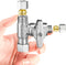 Tee Stop Valve Add-A-Tee Valve, 3/8" Compression Faucet T Adapter Connector Splitter for Dishwasher Supply Line