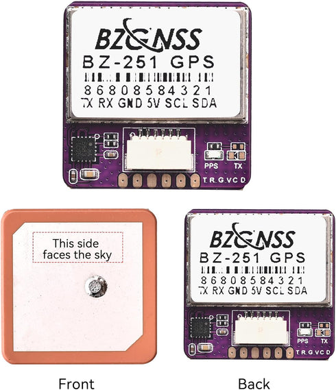SPEEDY BEE BZ-251 M10 F405 F722 BZGNSS FPV GPS Module - Dual Protocol Drone GPS for RC FPV Drone Racing Fixed-Wing