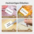 NIIMBOT Labels for B1/B21/B3S Label Printer, 2" x 1.18" Waterproof Sticker Paper, 1 Roll of 230pcs