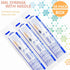 50 Pack 1ml 25 Gauge 5/8 Inch Syringes for Scientific Labs, Industrial Dispensing, Individually Sealed