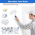 30PCS Pole-2 4 12",House Set Paint Roller Kit with Extension to FT,Wall Painting Supplies with Paint Edger Roller Brush