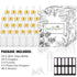 PrettyCare 1oz Glass Dropper Bottle, 24 Pack Clear Bottles with 2 Funnels & 2 Long Pipettes