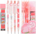 Cute Mechanical Pencil Set, 4 Pcs 0.5mm Kawaii Mechanical Pencils with 100 Pcs Replacement Refills for School Supplies
