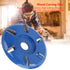 Wood Carving Disc, Steel 6-Teeth Shaping Disc, Woodworking Milling Cutter for Angle Grinder Accessories