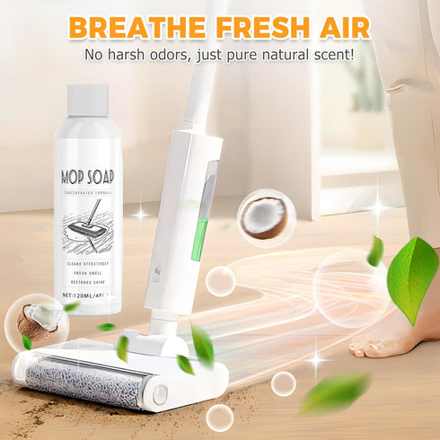 2025 120ml (1) Auiepet Highly Scented Mop Soap, New Mop Soap for Floor Cleaning, Upgrade Multi-purpose Mop Soap