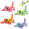 Yaozyety 4Pcs 3D Printed Articulated Lizard, Flexible Dynamic Animals Toys, Full Articulated Toy