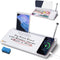 SELEAD Desktop Glass Whiteboard with Wireless Charger Station & Built-in Mirror, Dry Erase Board, White