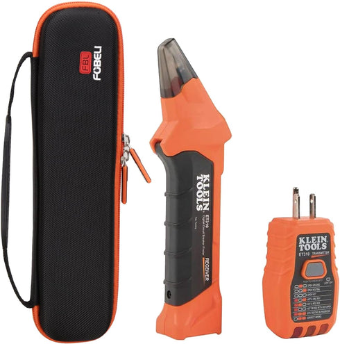 Hard Carrying Case for Klein Tools ET310 AC Circuit Breaker Finder & 80041 Outlet Repair Tool Kit