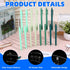 XEQWZVFR 3 Sets 2 Tool,30 1.3cm/0.51" Acrylic Pen Display Stand Tier Clear Pen Display Stand Rack Pencil Holder