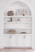 17.3"x393" Heroad Boho Peel and Stick Wallpaper Pink Floral Contact Paper Leaf Wall Paper Removable Self Adhesive