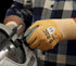 MAGID D-ROC 18-Gauge Cut-Resistant Gloves, Hi-Vis Orange, Size 9/L, 1 Pair, ANSI Level A3, DXG22