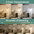 Dimmable Shenmoyl Vintage Battery Operated Wall Sconce, Wireless Battery Powered Rose Wall Sconces with Remote Control