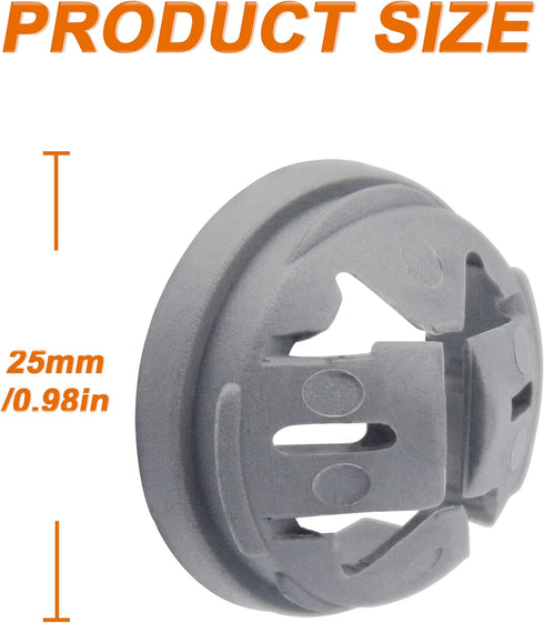 ISPINNER 50pcs 3/8 Inch Trade Size Non-Metallic Button Push-in Cable Connectors, Fits for 1/2 Inch Knockouts
