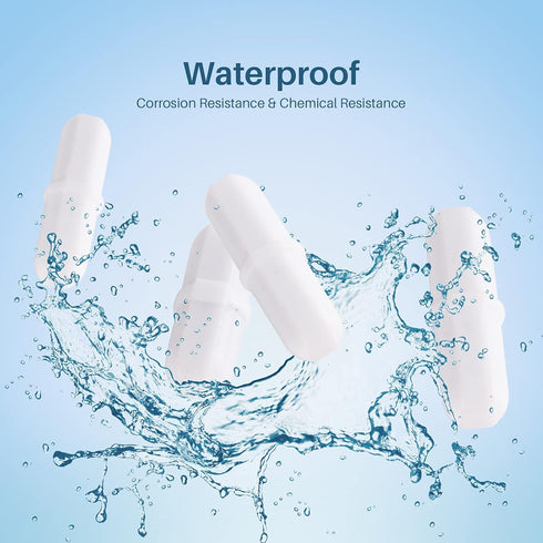SWANSOFT 10 Pcs 20mm/0.8 Inch Small Stir Bar, PTFE Magnetic Stir Bar, Magnetic Stirrer Mixer Stir Bar, Laboratory Bar