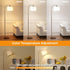 Dimmable Bulb, Ambimall Arc Floor Lamp with Remote and Stepless Colors Temperature & Brightness Adjustable, Floor Lamps