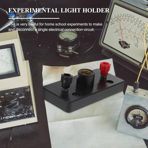 10pcs Small Screw Lamp Holder, Physical Lamp Base for Physics Lab Equipment and Experiments