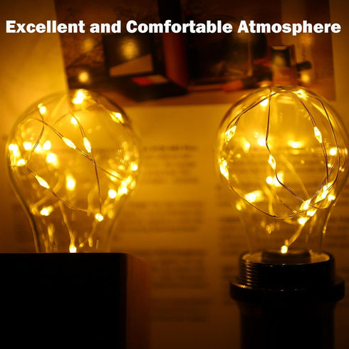 Bulb, 2W Bulbs, 15W Bulbs E26 4pack Decorative Light LED Fairy Light Equivalent Cute Light for Pendant Light Fixtures