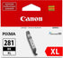 Canon CLI-281 XL Genuine Black Ink Tank, Compatible with TR8520, TS9120, TS8120, TS6120, TS9521C/a Series