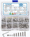 600PCS M3 Screws Hex Stainless Steel Bolts and Nuts Kit - Assorted Screws and Nuts Button Head Cap Metric M3 Bolt Kit