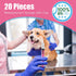 20 Pack 10ml Plastic Syringe with Caps, Colored Measuring Syringe for Pets Feeding, Individually Sealed