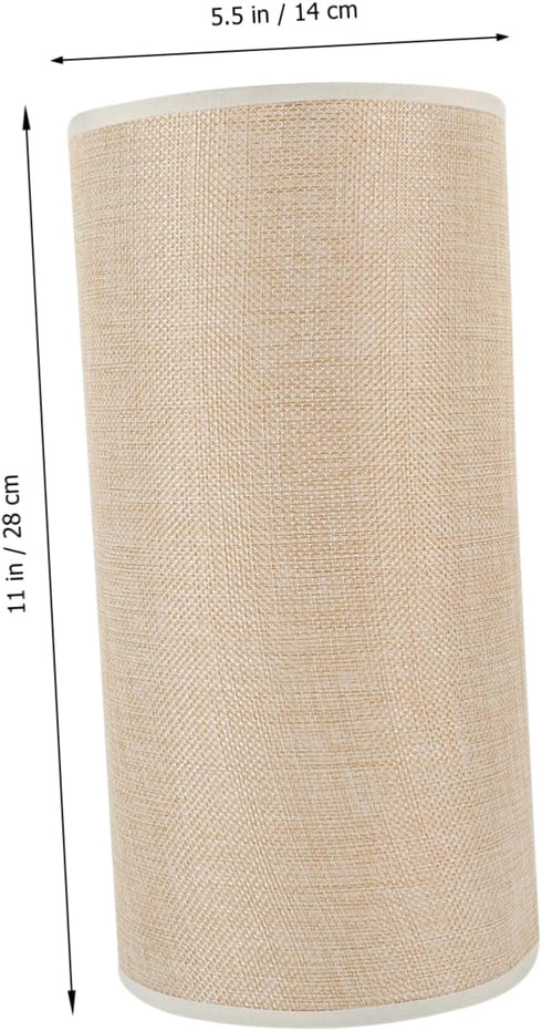 DOITOOL Floor Lamp Shade Linen Lampshade Natural Light Diffuser for Table and Floor Lamps Easy to Clean Decor Accessory