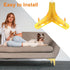 Lemecima 12 4 Inch) Pieces Metal Furniture Legs Modern Style Triangle Dresser Legs Sofa Feet DIY Replacement Legs
