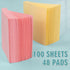 Sticky Notes 3x3 Small Self-Stick Pads, 48 Pads in 6 Pastel Colors, Cute Adhesive Memo Pads for Office, Home, School