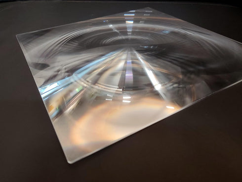 300x300mm, 300mm, Fresnel Lens Large, Focal Length Acrylic Lens (not Glass),Olar Death ray for Physics