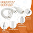 10 Pack E26/E27 Bulb 6 LED Light Socket Hanging Light Cord Pendant Lights Cord with Switch Lights Socket Extension