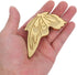 NOLITOY Brass Butterfly Drawer Handle Left Vintage Cabinet Pulls for Dresser Wardrobe Shoe Cabinet and Bedside Table