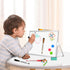 Dry Erase Magnetic White Board - 8" x 12" Double-Sided Desktop Whiteboard with Stand, Portable Small Whiteboard Set