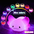 1/3 Dimmable LOVERUIS Cute Night Light for Kids Axolotl Night-Light Baby Girl Squishy NightLight Hour Timer Light