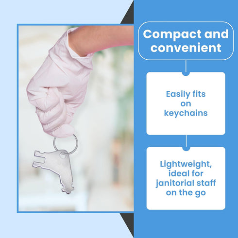 Gadgetime USA (Pack 1) Paper Towel Dispenser Key - Universal Key fits Georgia Pacific Models - Dispenser Keys with Hole