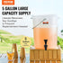 5 VEVOR Beverage Dispenser, Gallon Drink Dispensers for Parties, Plastic Juice Dispenser with Spigot and Lid, Iced Tea