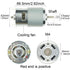 DC 775 Motor 12V-24V 6000-12000RPM, High Torque Low Noise Electric Motor with Bracket for Mini Angle Grinder, Drill