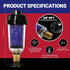 LE LEMATEC Air Compressor Dryer, Desiccant Filter for Pneumatic Tools, 150 PSI (ZN312E-3 1/4")
