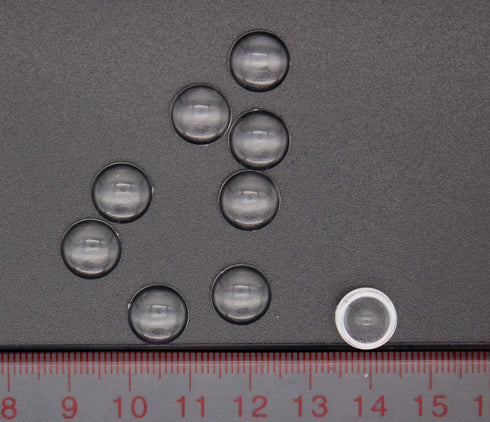 10pcs 10MM 1W 3W x LED Optical Lens Smooth Convex Lens for LED Lens