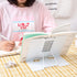 MSDADA Desk Book Stand: Adjustable Metal Cookbook Holder for Recipes and Textbooks