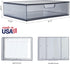 STORi STAX Plastic Stackable Organizer Drawers (Set of 2), Classic Grey, for Office Desk Accessories & Paper