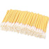 Chinco 200 Pieces Foam Swab Sponge Tips, Foam Stick for Inkjet Printer Print Head, Camera Optical Equipment (Yellow)