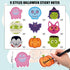 Whaline Halloween Sticky Notes, 9 Designs Spooky Character Notepads, 18 Packs for Office Study Supplies