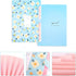Flower Design Expanding File Folders, 8 Pocket, 4 Pack, A4 Letter Size, Durable Poly Material, 12.8 x 9.3 Inches