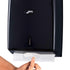 600 San Jamar Jofel Valor Z-fold Paper Towel Dispenser, Towel Dispenser for Bathroom, Napkins, Plastic, Black