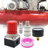 1/4" Air Compressor Pressure Regulator with Gauge 0-180 PSI Inline for Air Compressor and Pneumatic Tools