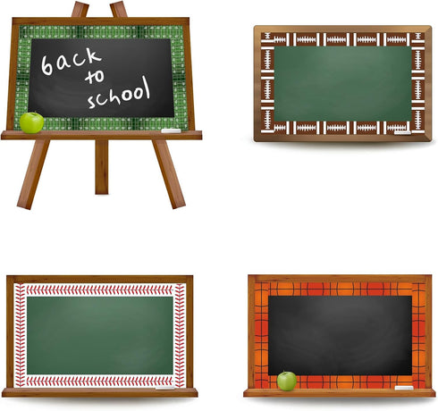 Whaline 164ft Sport Theme Bulletin Board Borders - Football Basketball Baseball Die-Cut Trim for Classroom