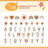 Tenare 133 Pcs Boho Bulletin Board Letters, Back to School Rainbow Alphabet Cutouts Set for Classroom Wall