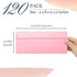 Business Envelopes, 120-Pack #10 Envelopes, 4 1/8 x 9 1/2 Inches, Available in 6 Colors
